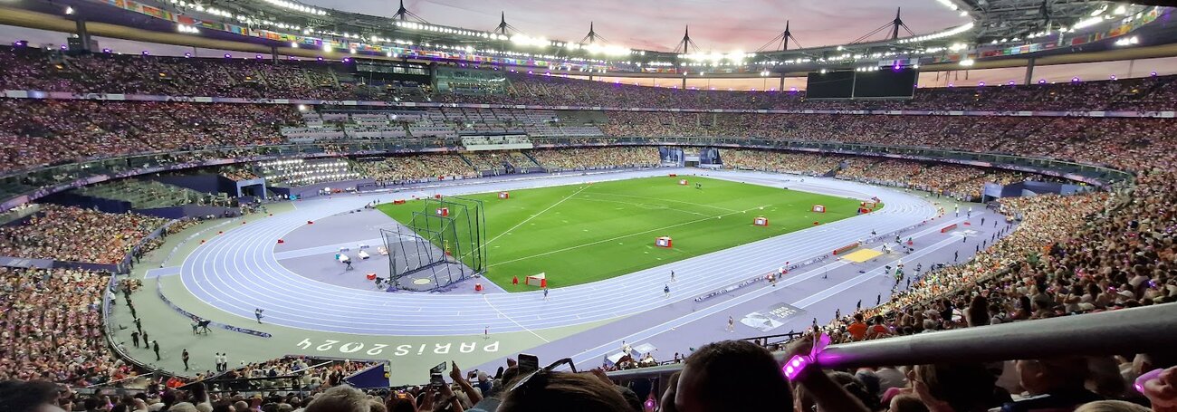 Een olympisch stadion in Frankrijk