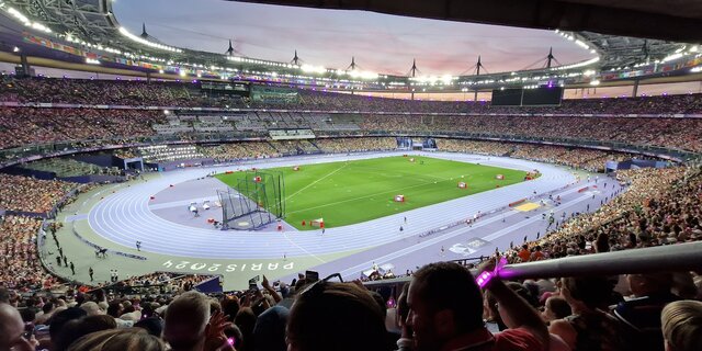 Een olympisch stadion in Frankrijk